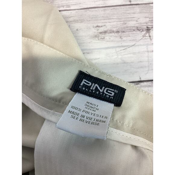 Pre-owned Ping Collection Wrinkle Free Khaki Shorts Mens 36 - Picture 5 of 5